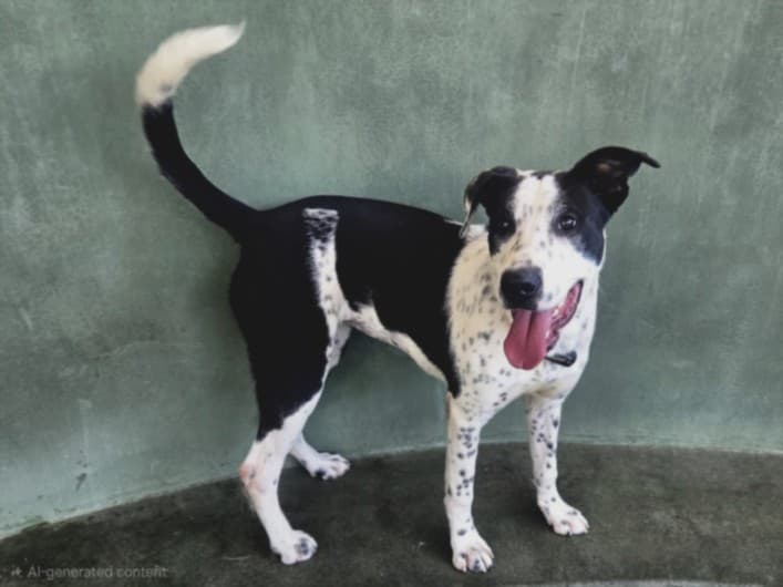 Solo, a Dalmatian, available for adoption